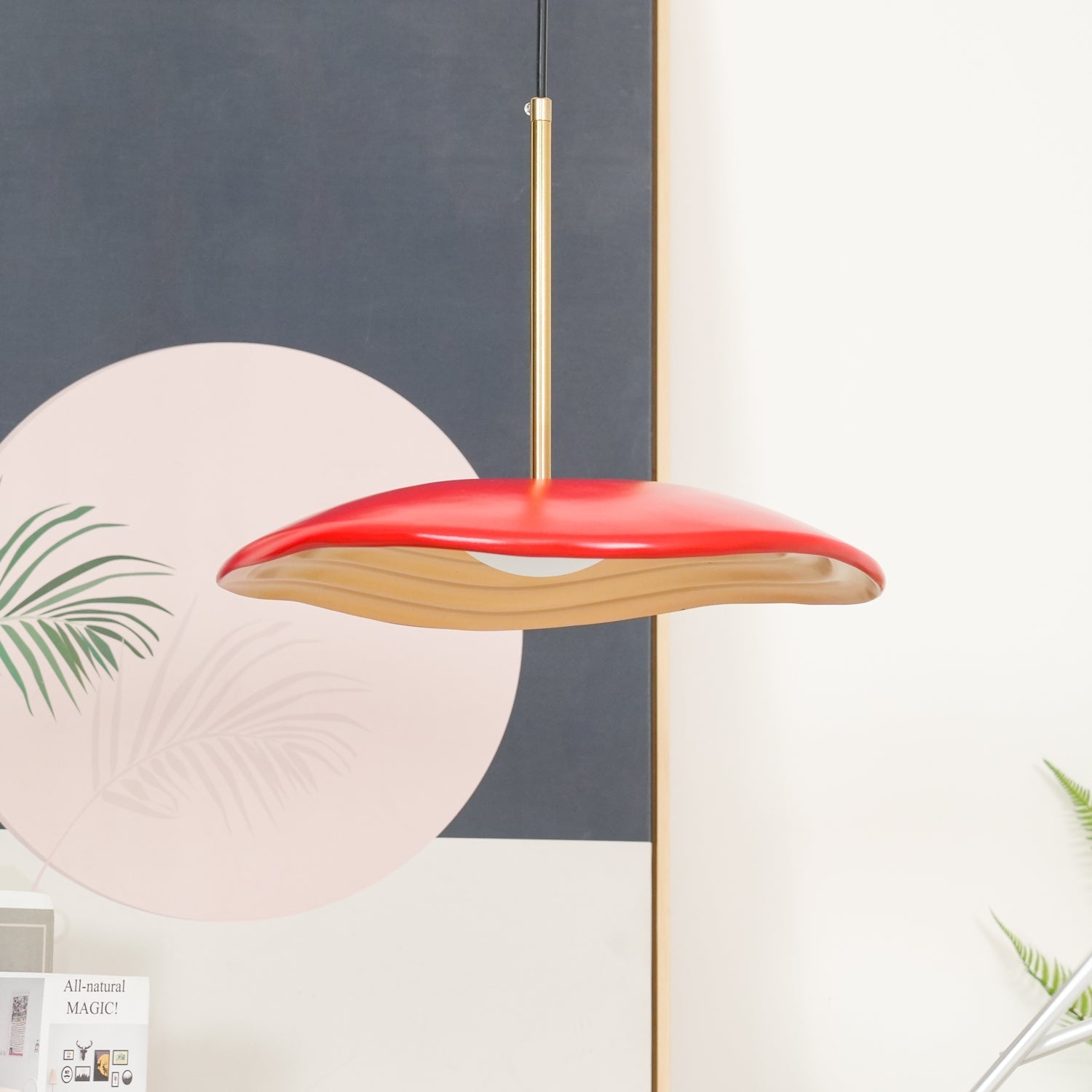 Valentina Pendant Lamp — Curved Ceiling Light