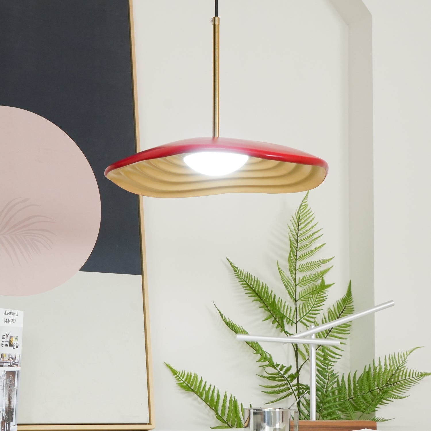 Valentina Pendant Lamp — Curved Ceiling Light