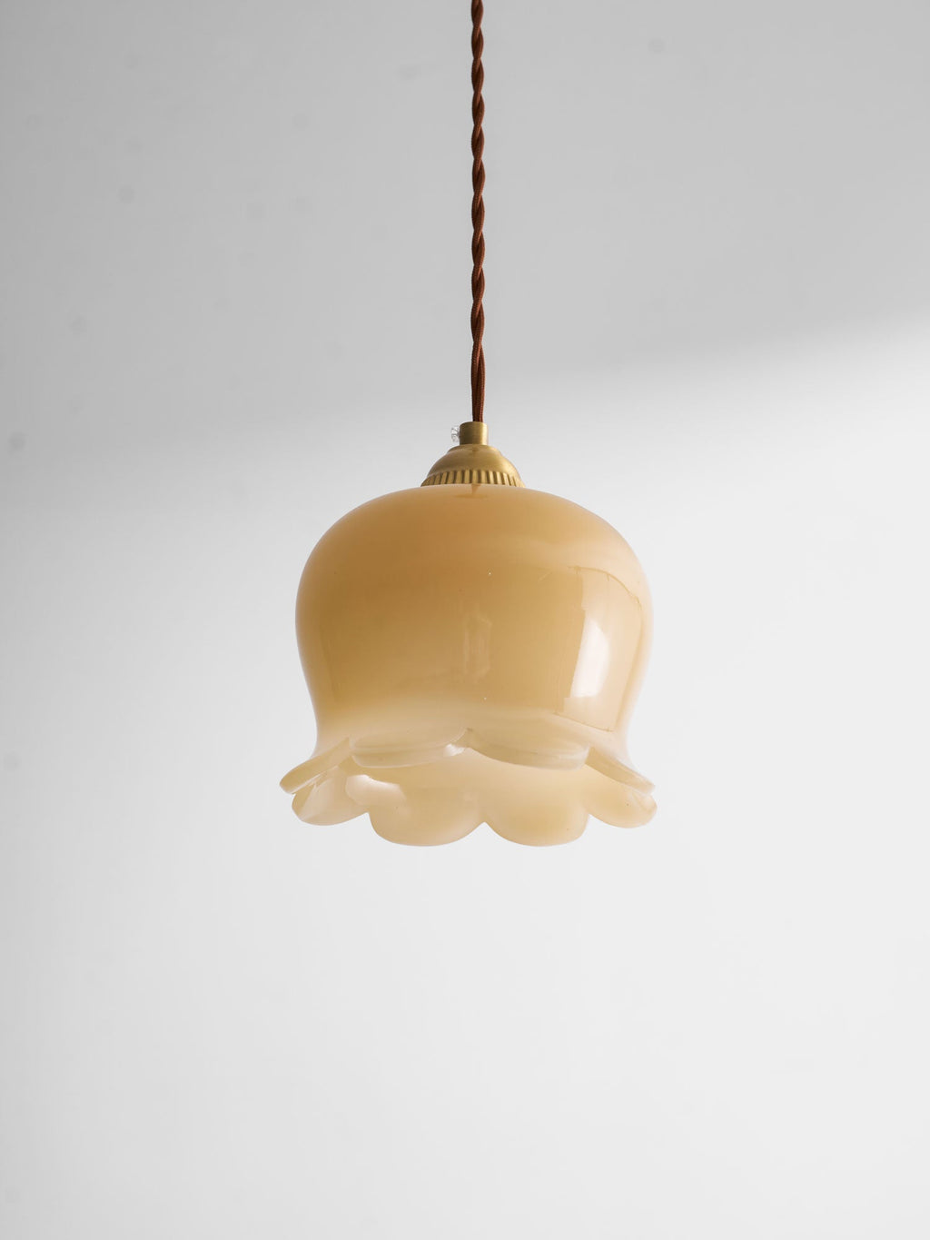 Valley Flower Pendant Lamp — Sculptural Bell-Shaped Shade