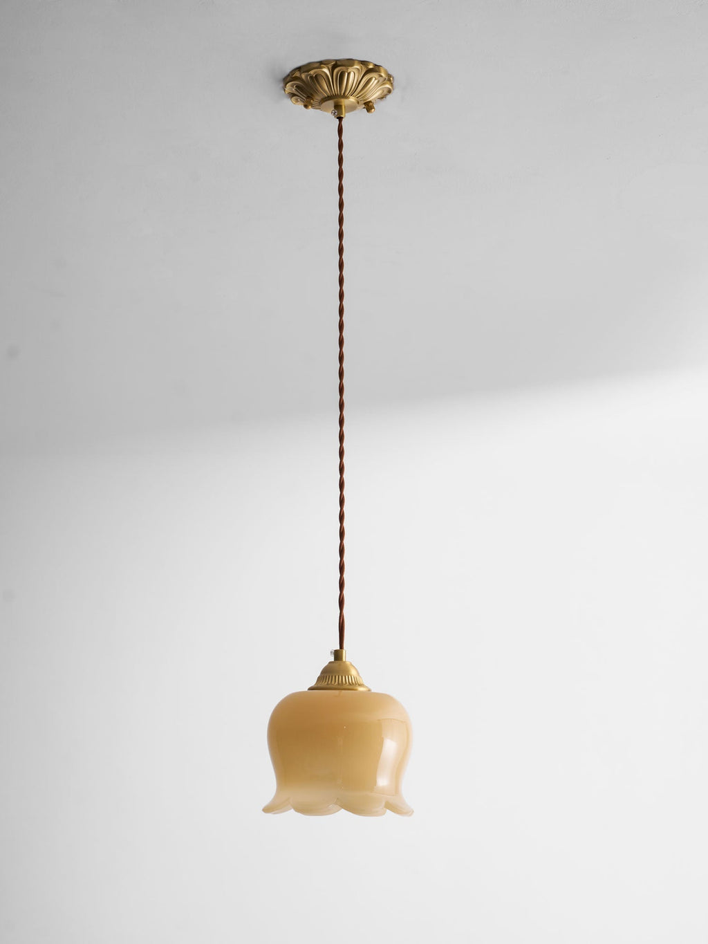 Valley Flower Pendant Lamp — Sculptural Bell-Shaped Shade