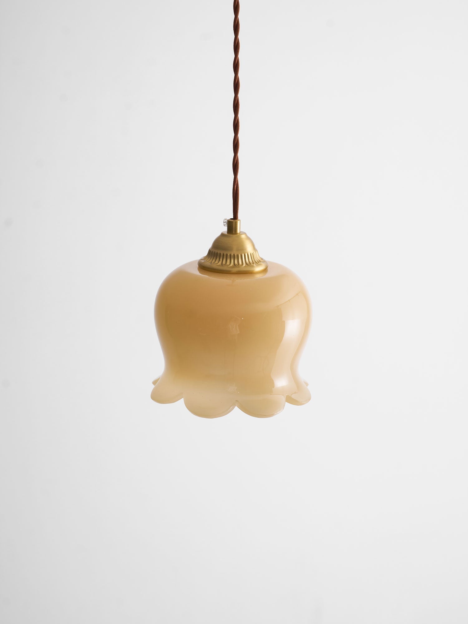 Valley Flower Pendant Lamp — Sculptural Bell-Shaped Shade