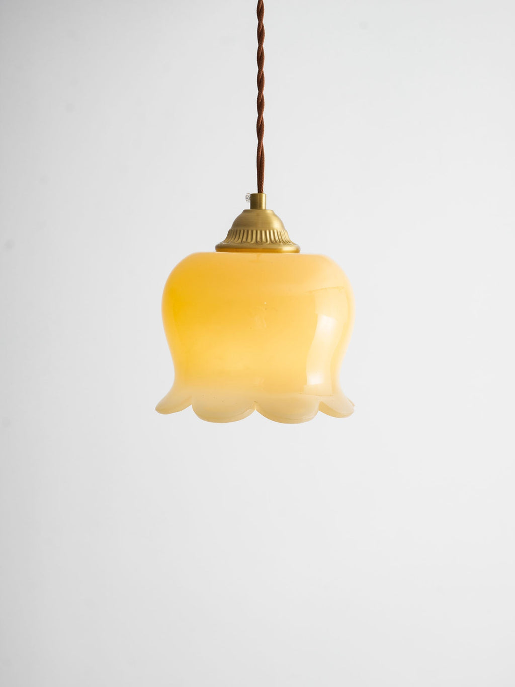 Valley Flower Pendant Lamp — Sculptural Bell-Shaped Shade