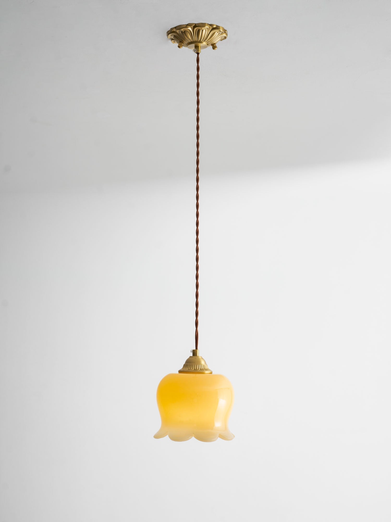 Valley Flower Pendant Lamp — Sculptural Bell-Shaped Shade