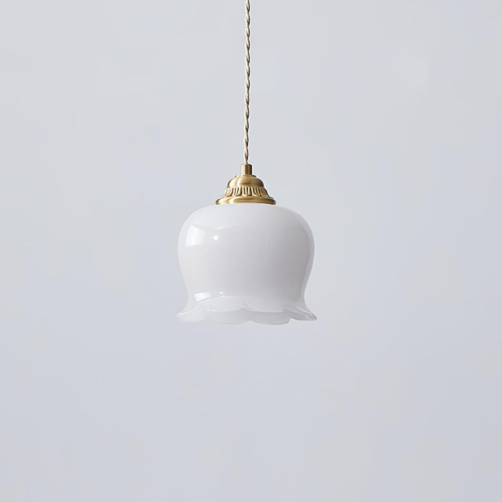 Valley Flower Pendant Lamp — Sculptural Bell-Shaped Shade