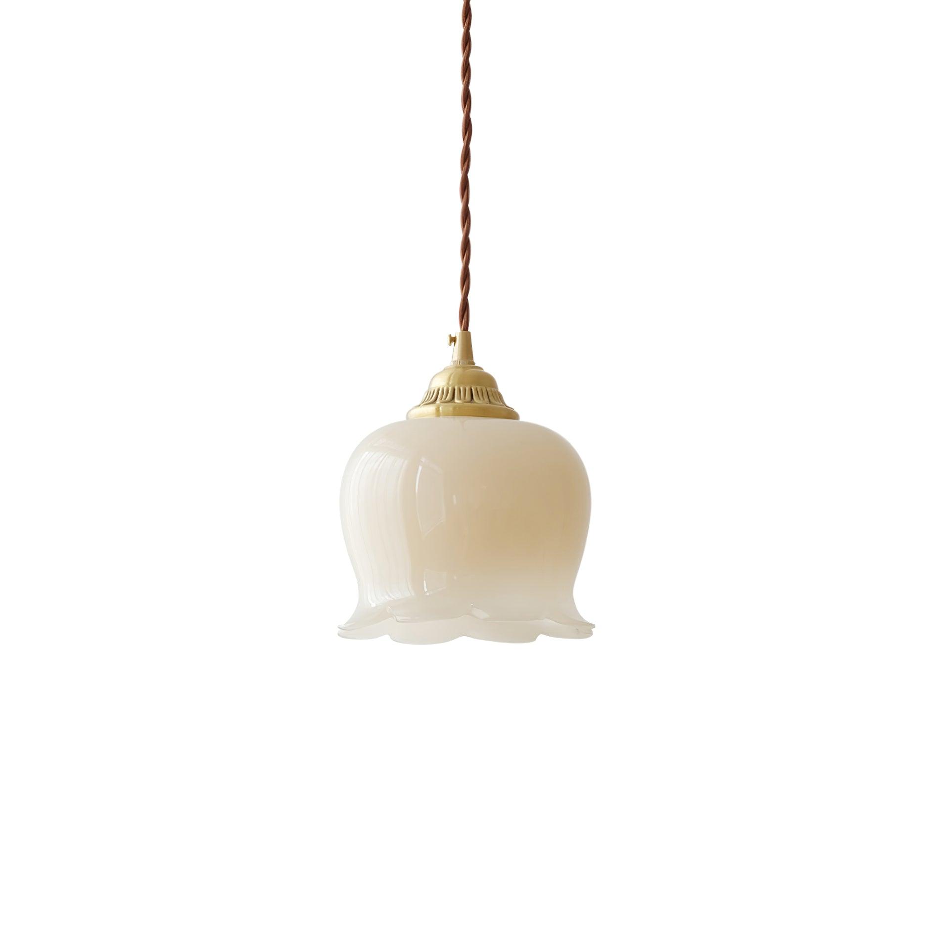 Valley Flower Pendant Lamp — Sculptural Bell-Shaped Shade