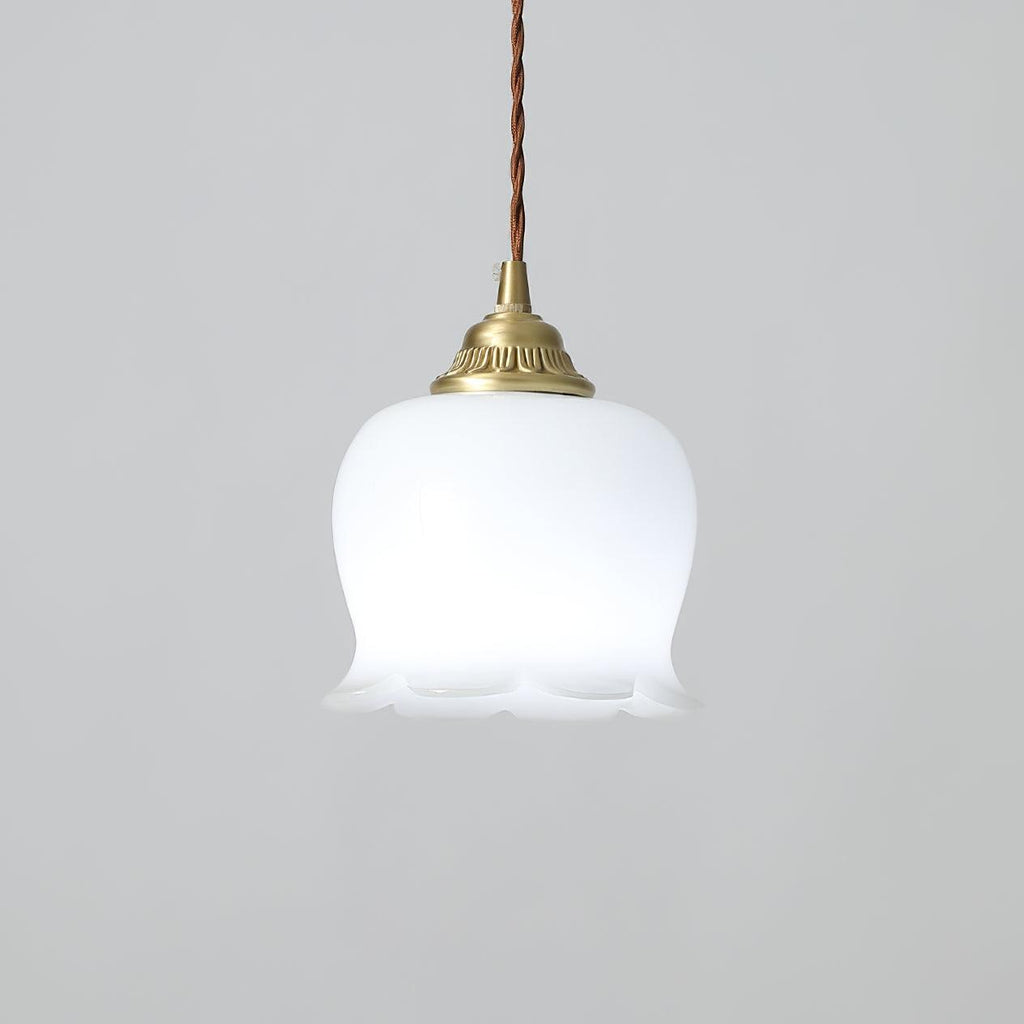 Valley Flower Pendant Lamp — Sculptural Bell-Shaped Shade