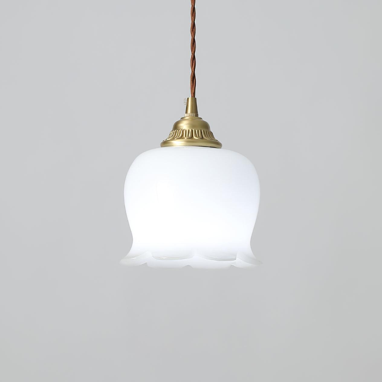 Valley Flower Pendant Lamp — Sculptural Bell-Shaped Shade