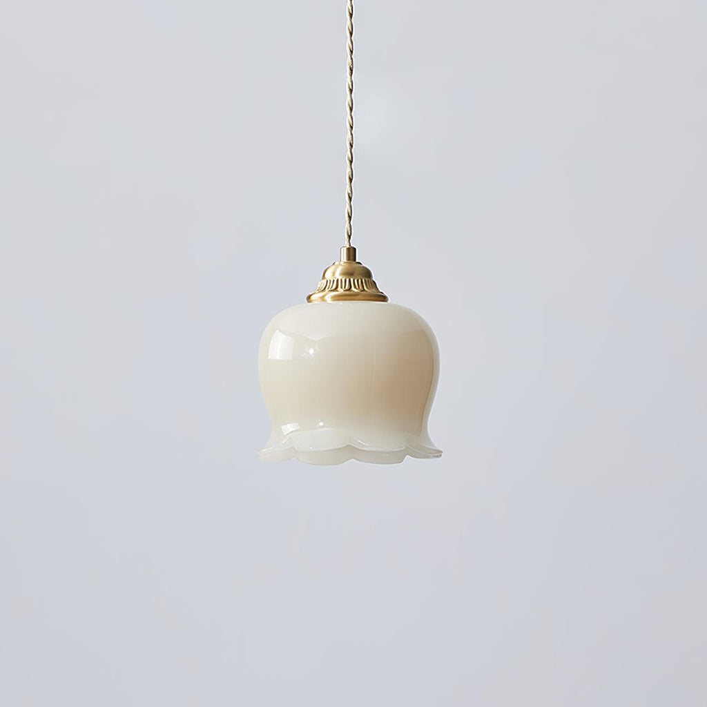 Valley Flower Pendant Lamp — Sculptural Bell-Shaped Shade
