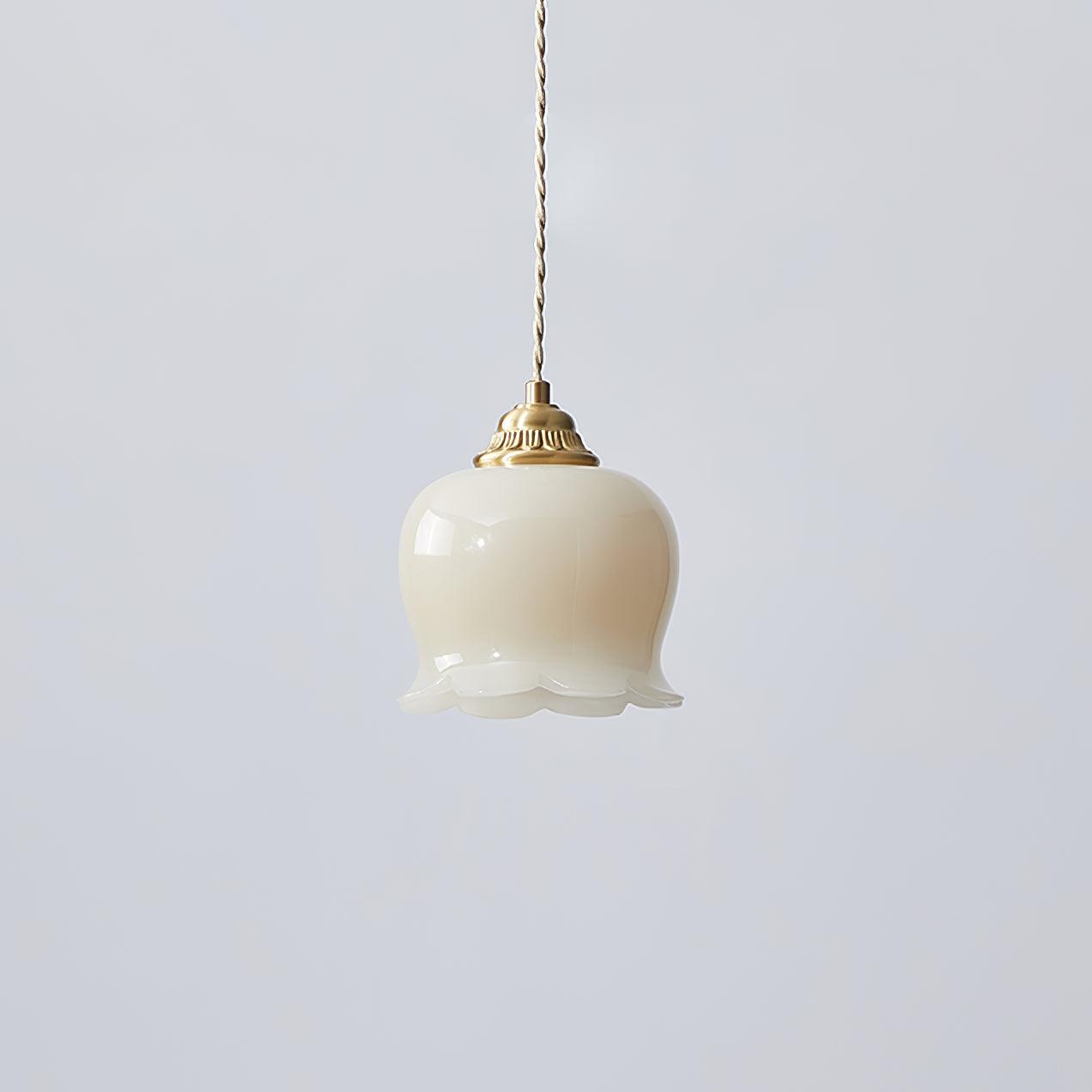 Valley Flower Pendant Lamp — Sculptural Bell-Shaped Shade