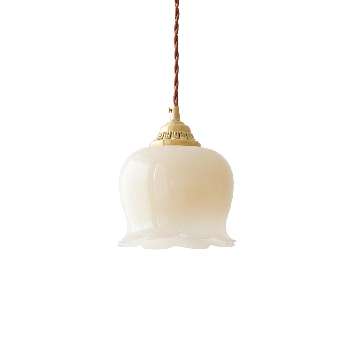 Valley Flower Pendant Lamp — Sculptural Bell-Shaped Shade