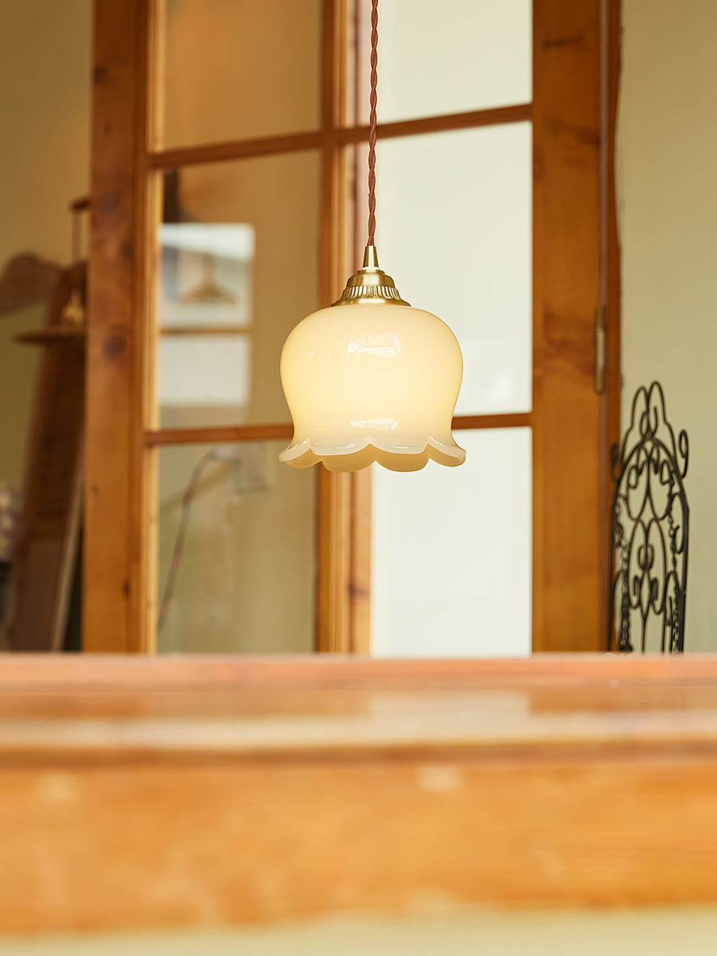 Valley Flower Pendant Lamp — Sculptural Bell-Shaped Shade