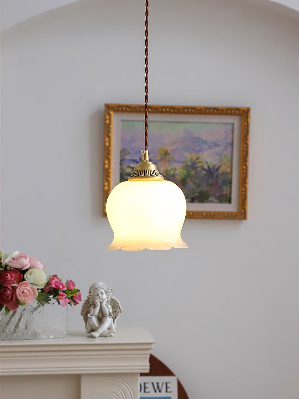Valley Flower Pendant Lamp — Sculptural Bell-Shaped Shade