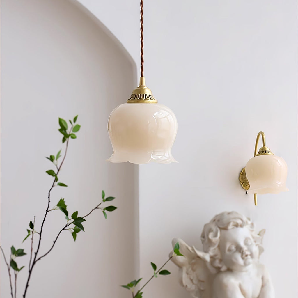 Valley Flower Pendant Lamp — Sculptural Bell-Shaped Shade