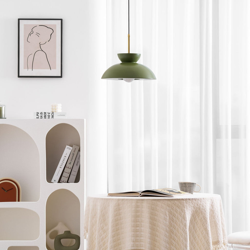 Závěsná lampa Veepee — obrácený sochařský design