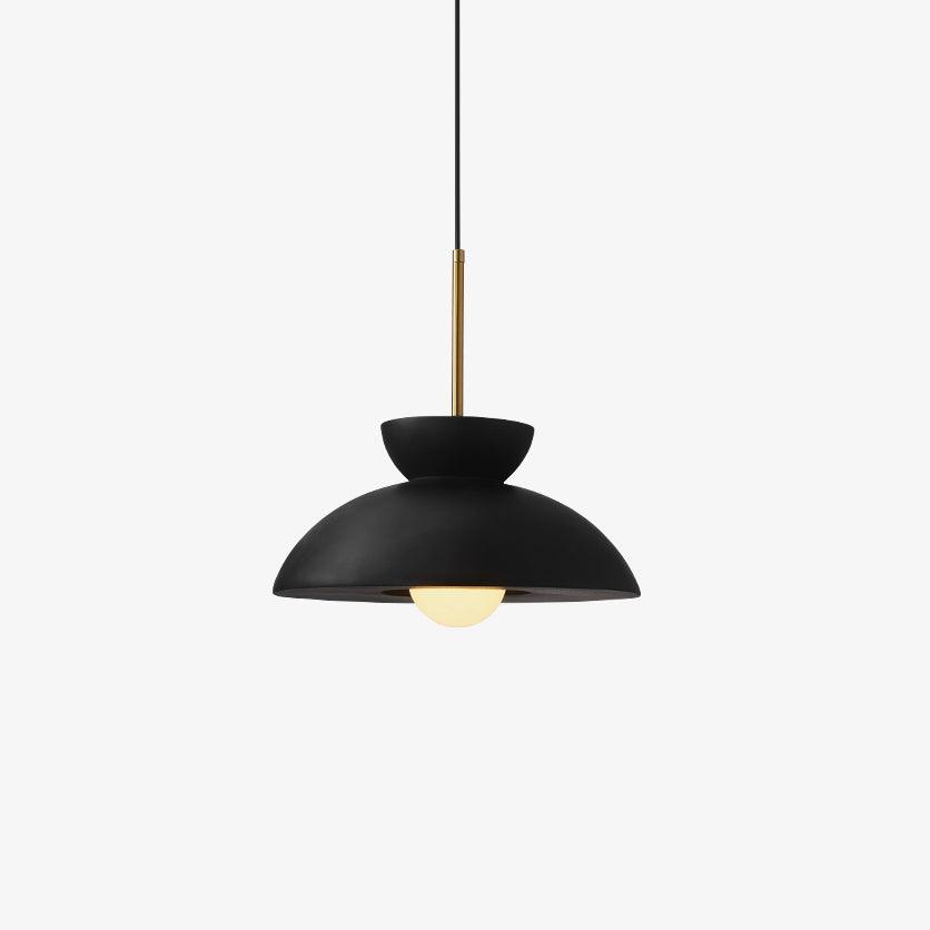 Závěsná lampa Veepee — obrácený sochařský design
