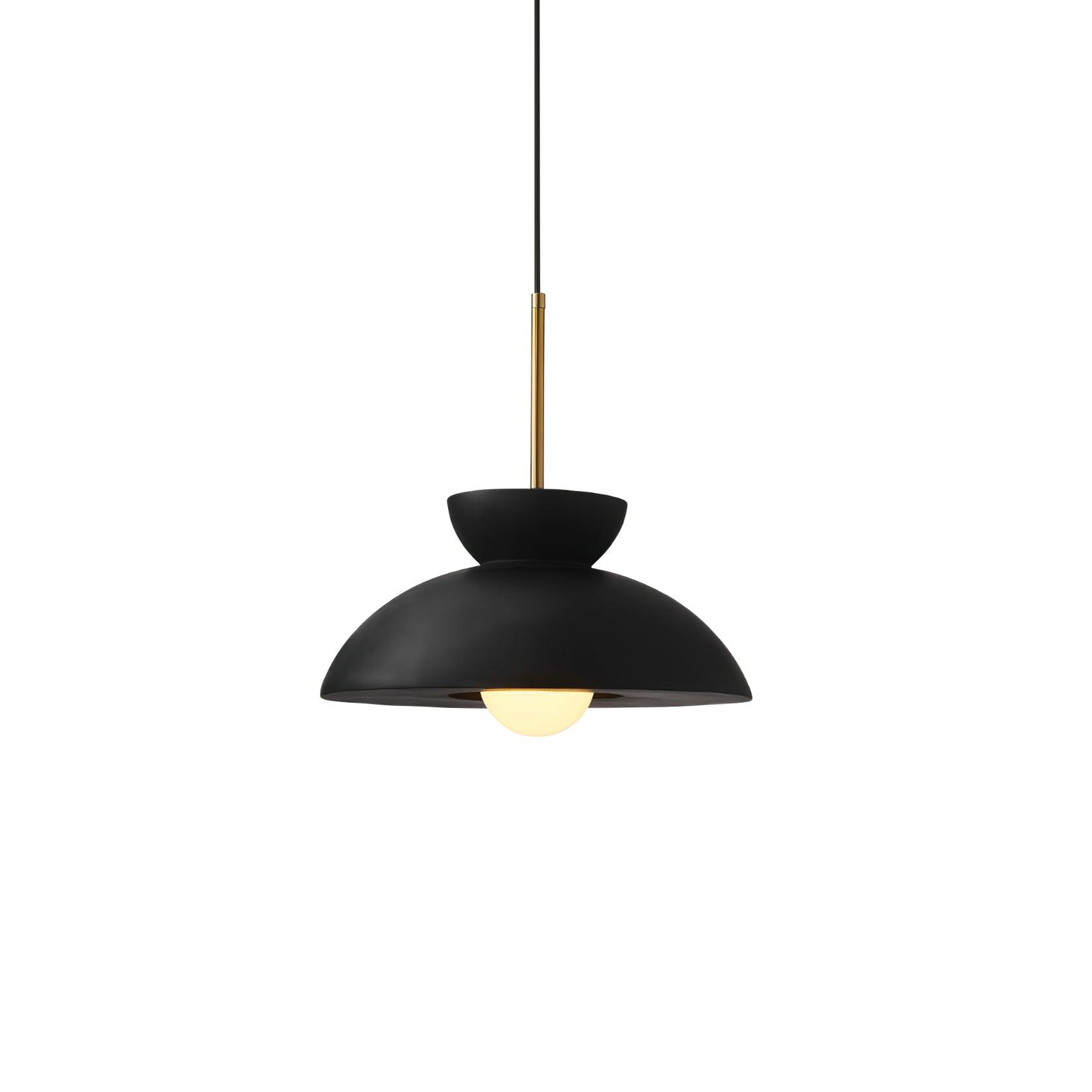 Závěsná lampa Veepee — obrácený sochařský design