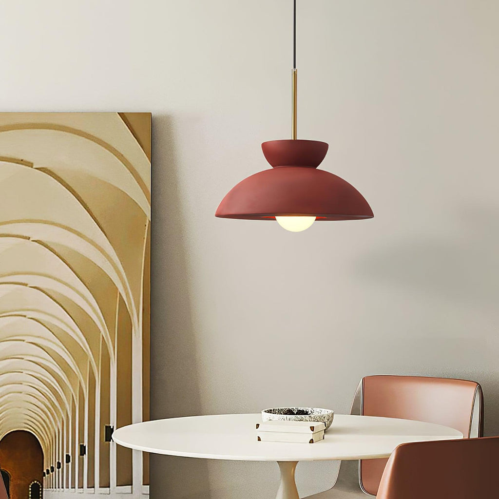 Závěsná lampa Veepee — obrácený sochařský design