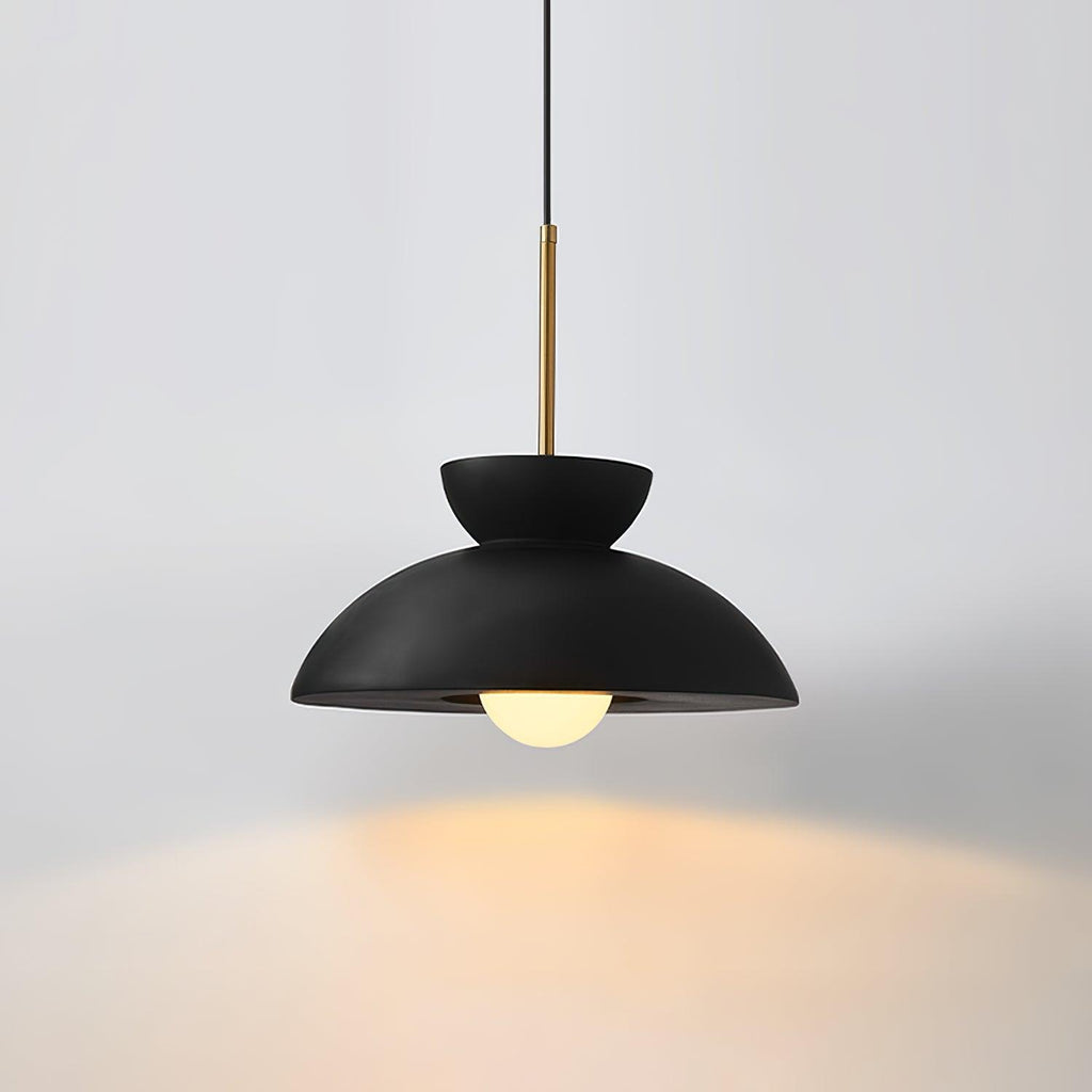 Závěsná lampa Veepee — obrácený sochařský design