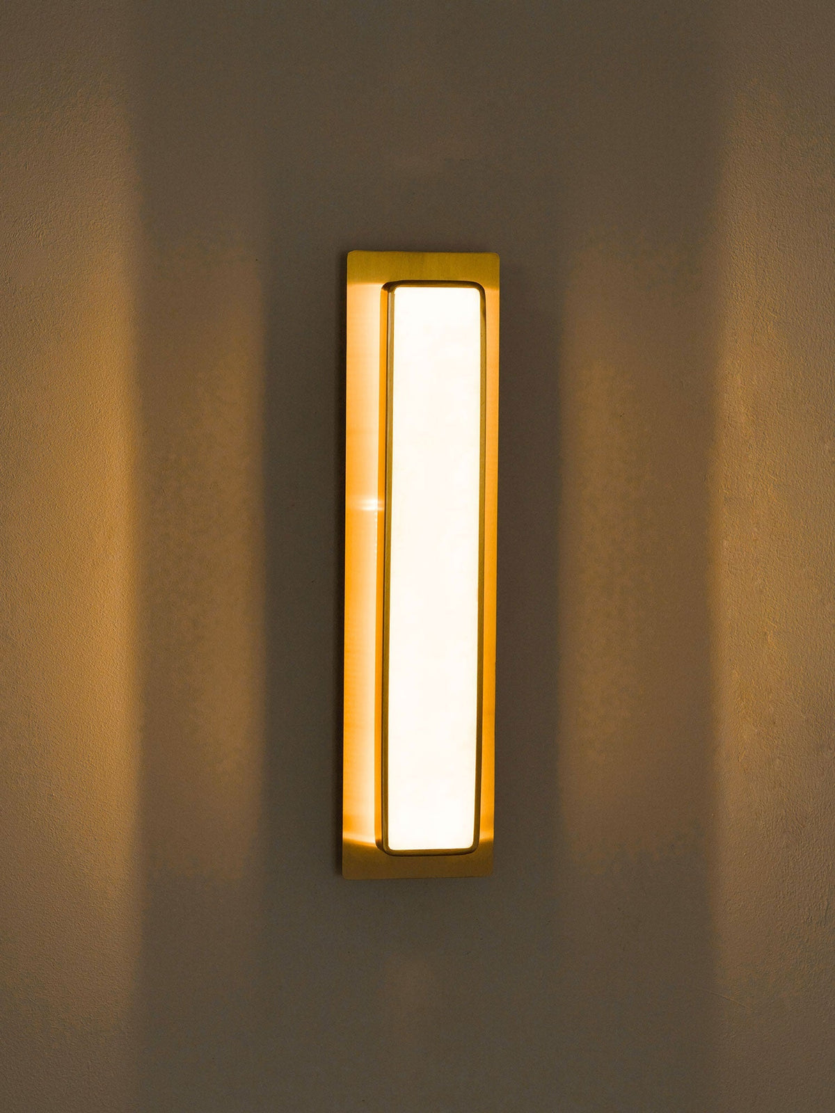 Velmora Alabaster Wall Light — Rounded Edges