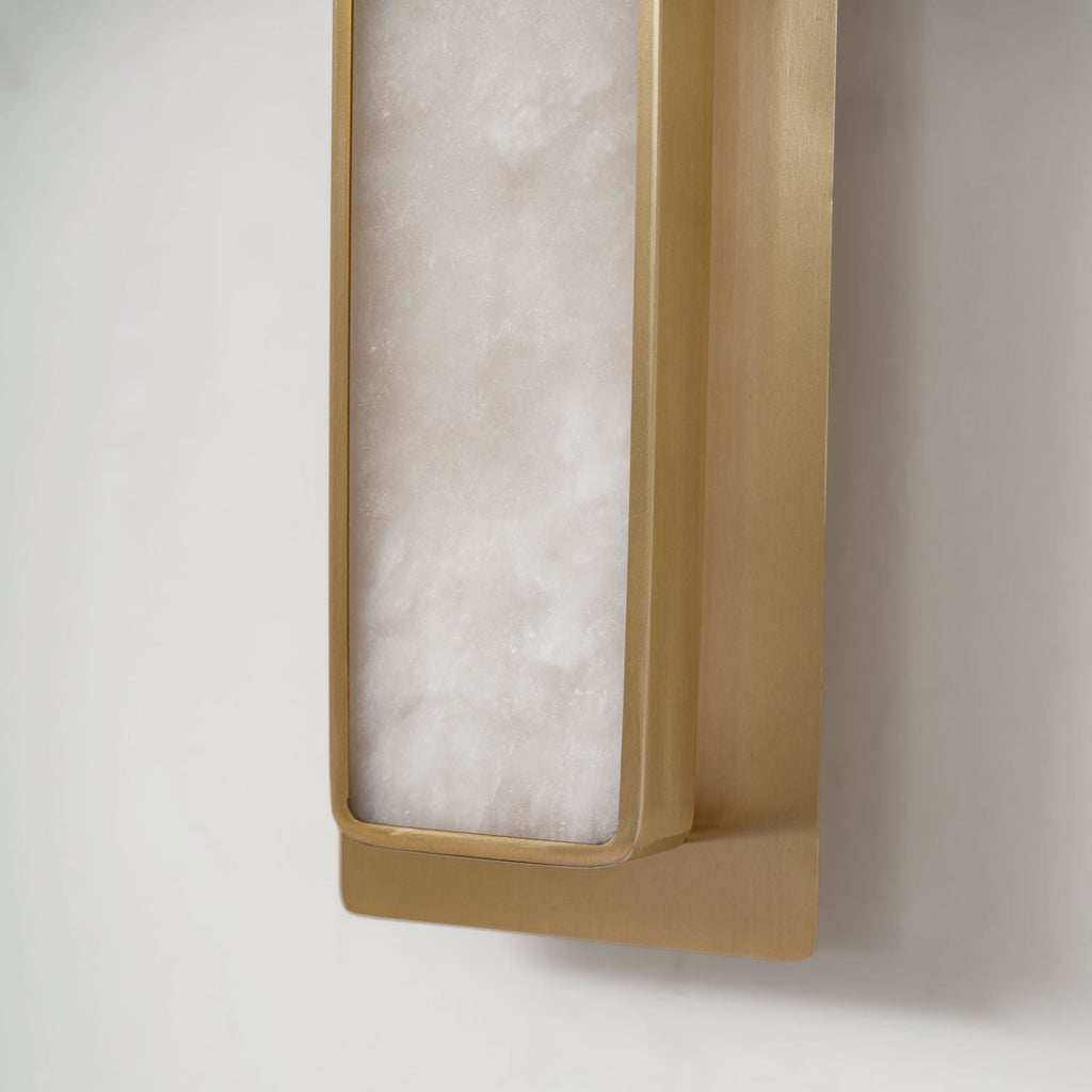 Velmora Alabaster Wall Light — Rounded Edges
