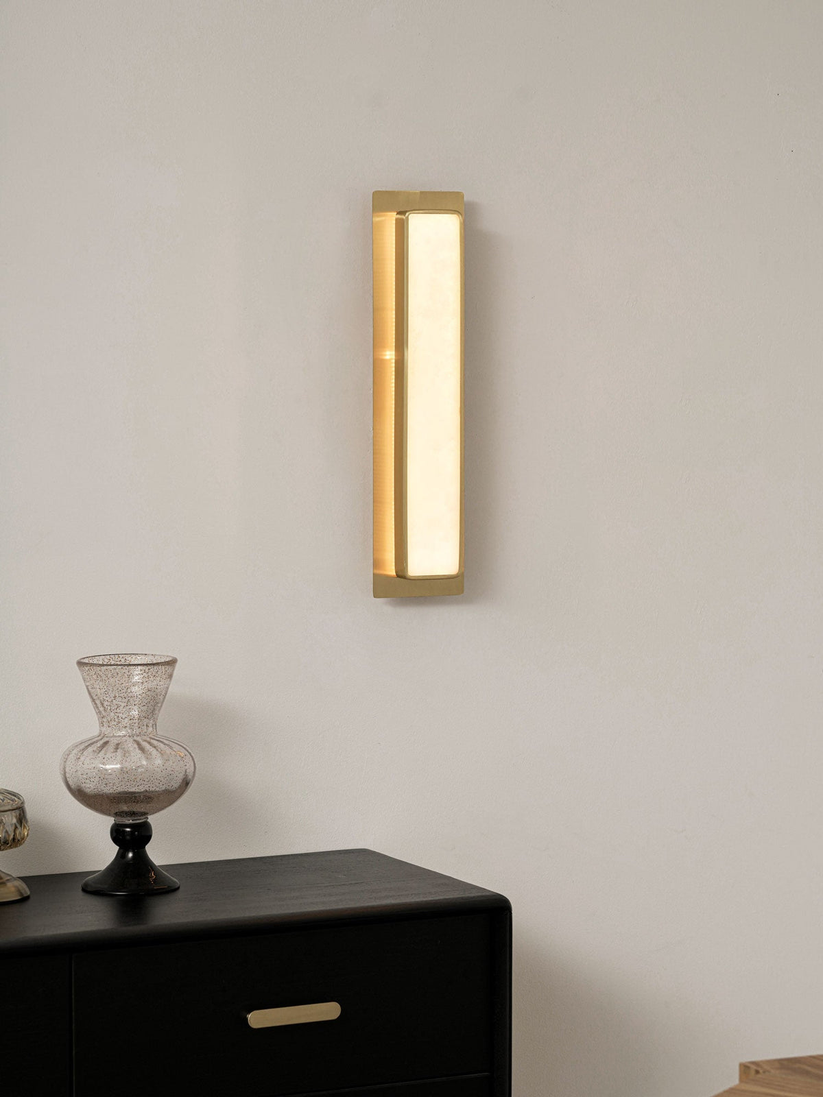 Velmora Alabaster Wall Light — Rounded Edges