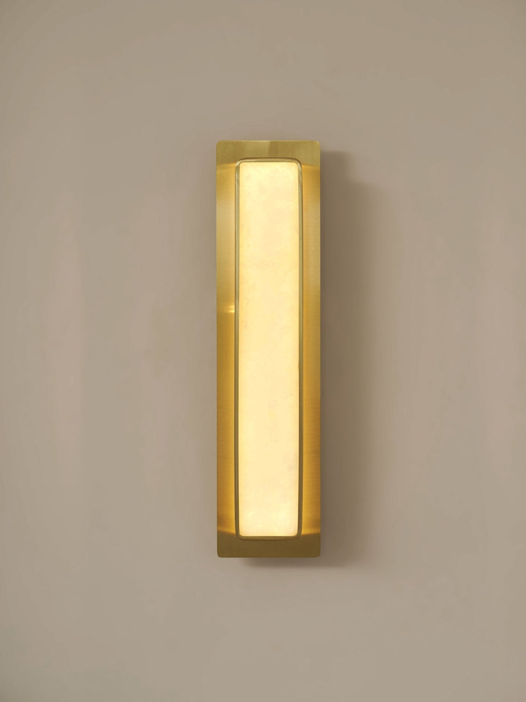 Velmora Alabaster Wall Light — Rounded Edges