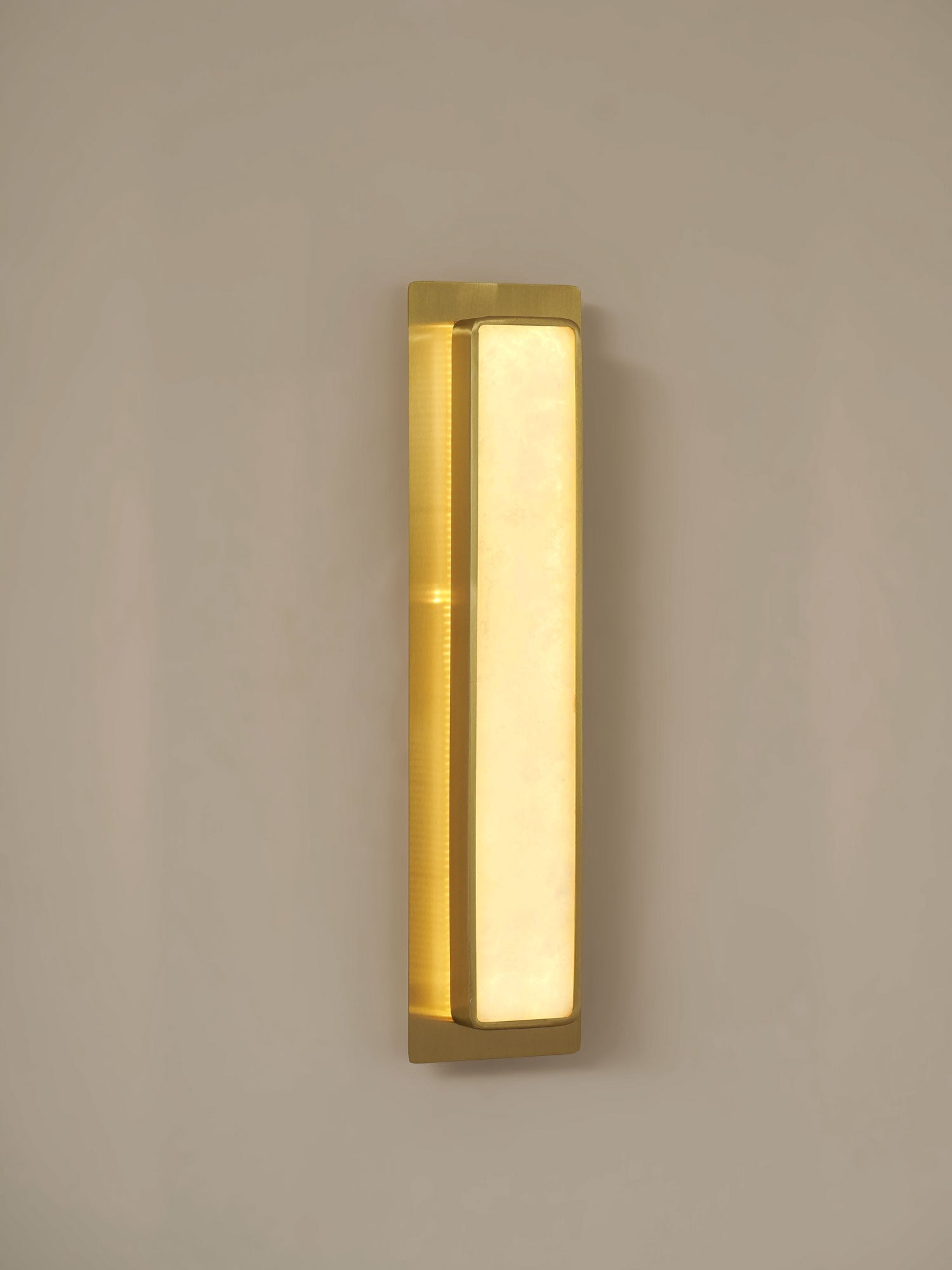 Velmora Alabaster Wall Light — Rounded Edges