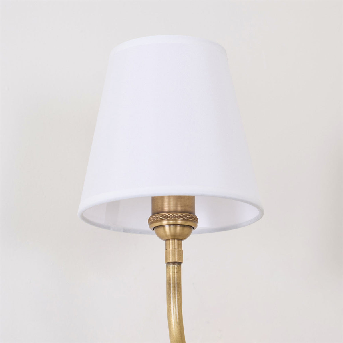 Nástěnná lampa Victor - černý bronz, látkové stínidlo