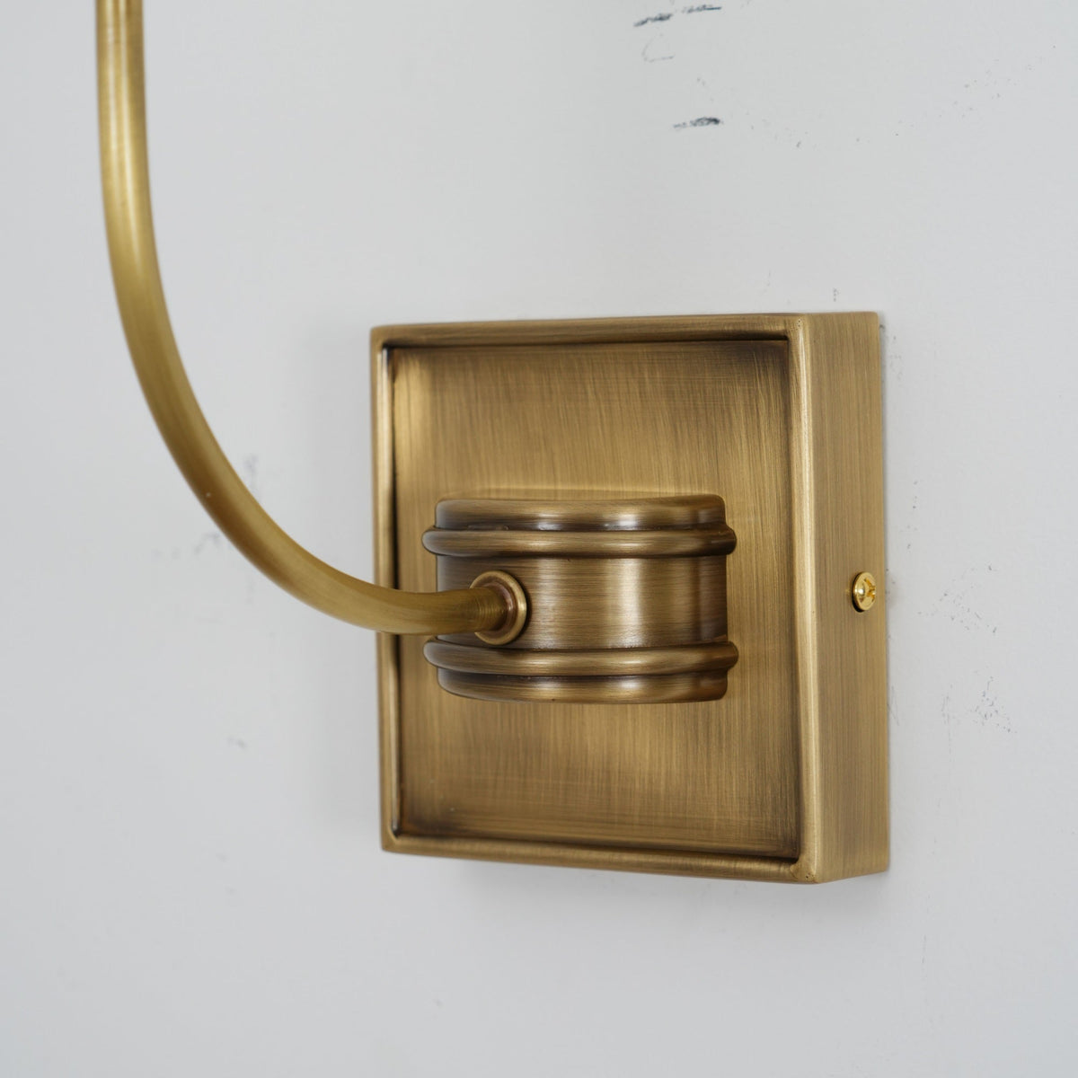 Nástěnná lampa Victor - černý bronz, látkové stínidlo