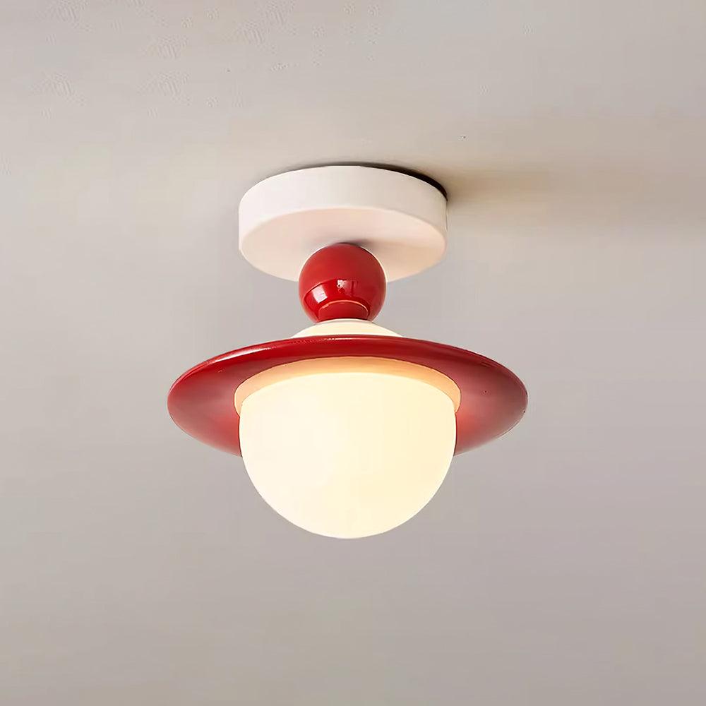 Plafoniera Pivoro da 7.8″ rossa e bianca - Dimmerabile