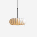 Kisara Pendant Light Minimalist Metal And Silk Fixture