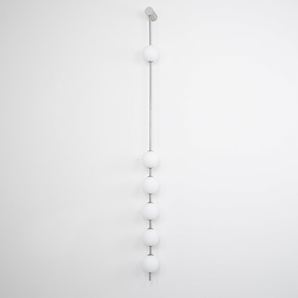 Vertical Balls Wall Lamp — Linear Sphere Chain