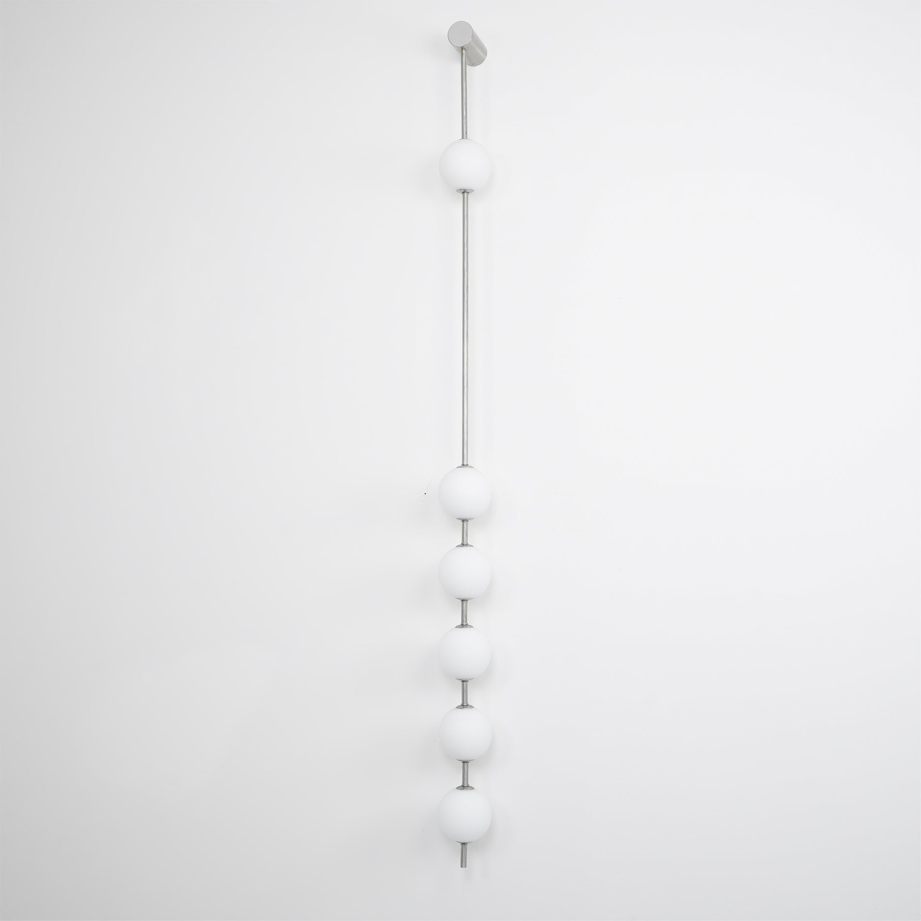 Vertical Balls Wall Lamp — Linear Sphere Chain