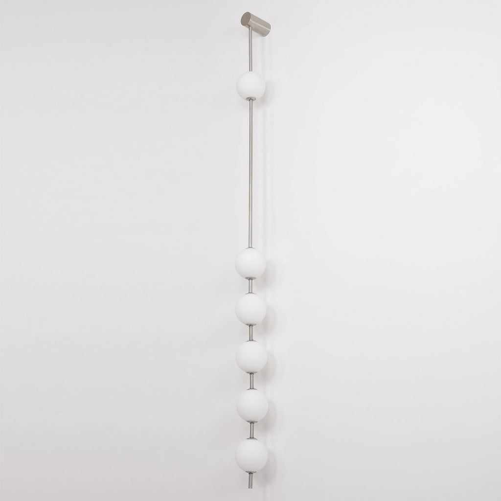 Vertical Balls Wall Lamp — Linear Sphere Chain