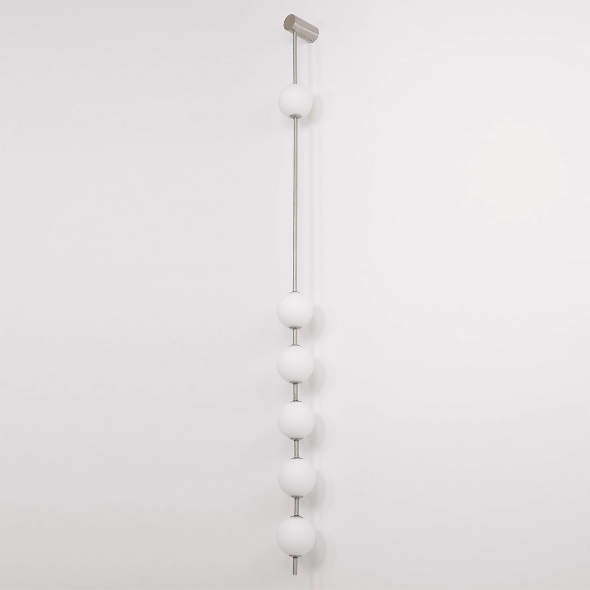 Vertical Balls Wall Lamp — Linear Sphere Chain