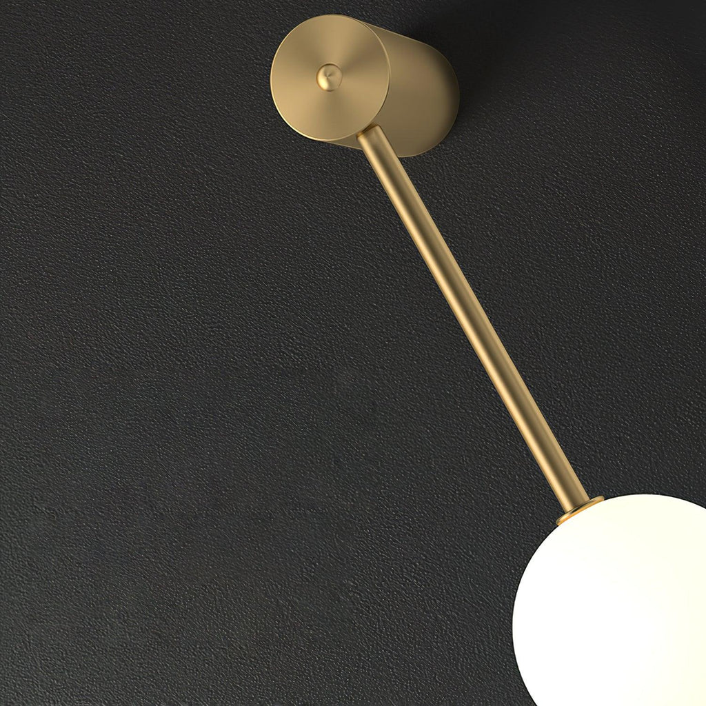 Vertical Balls Wall Lamp — Linear Sphere Chain