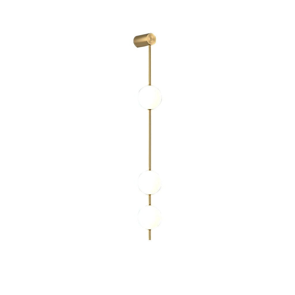 Vertical Balls Wall Lamp — Linear Sphere Chain