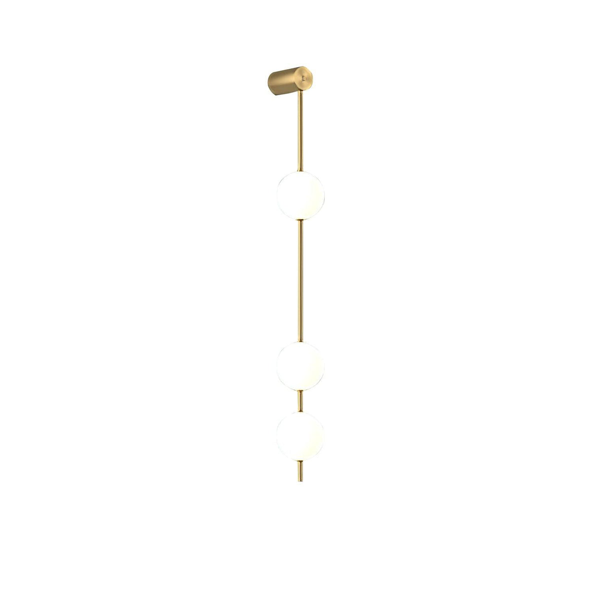 Vertical Balls Wall Lamp — Linear Sphere Chain