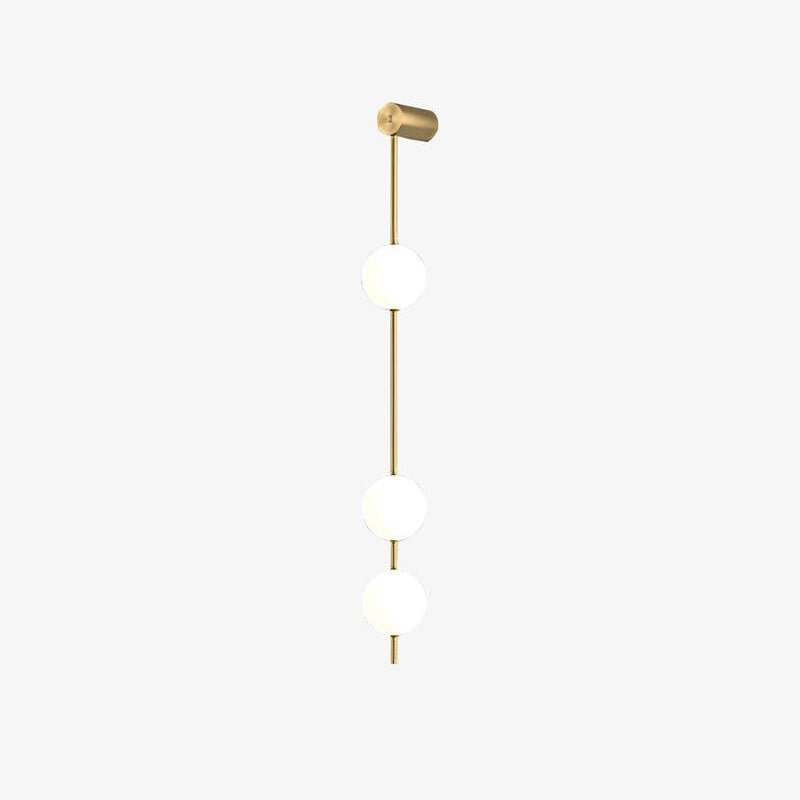 Vertical Balls Wall Lamp — Linear Sphere Chain