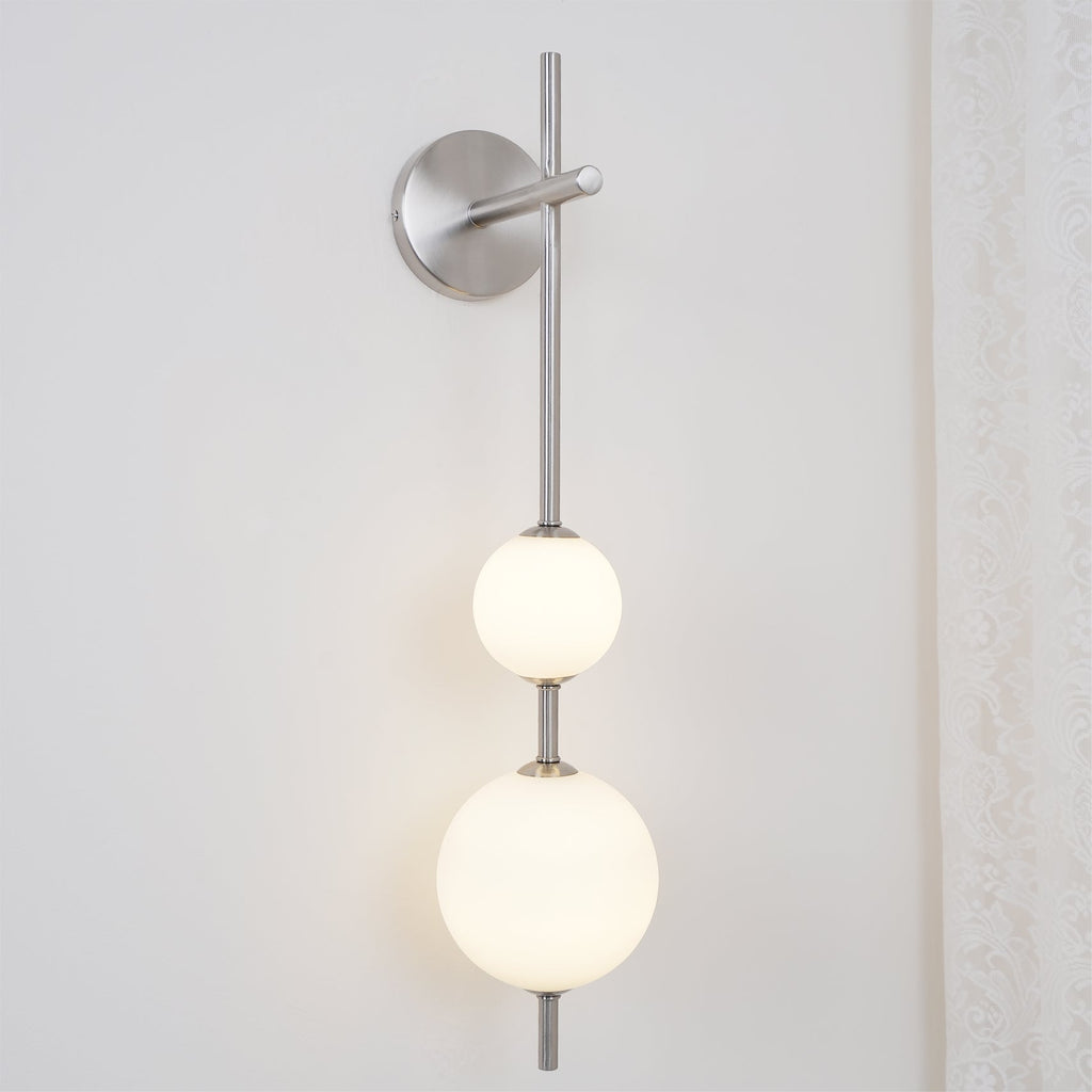 Cerin Minimalist Dikey Küreli Duvar Lambası — Yumuşak Ortam Aydınlatması
