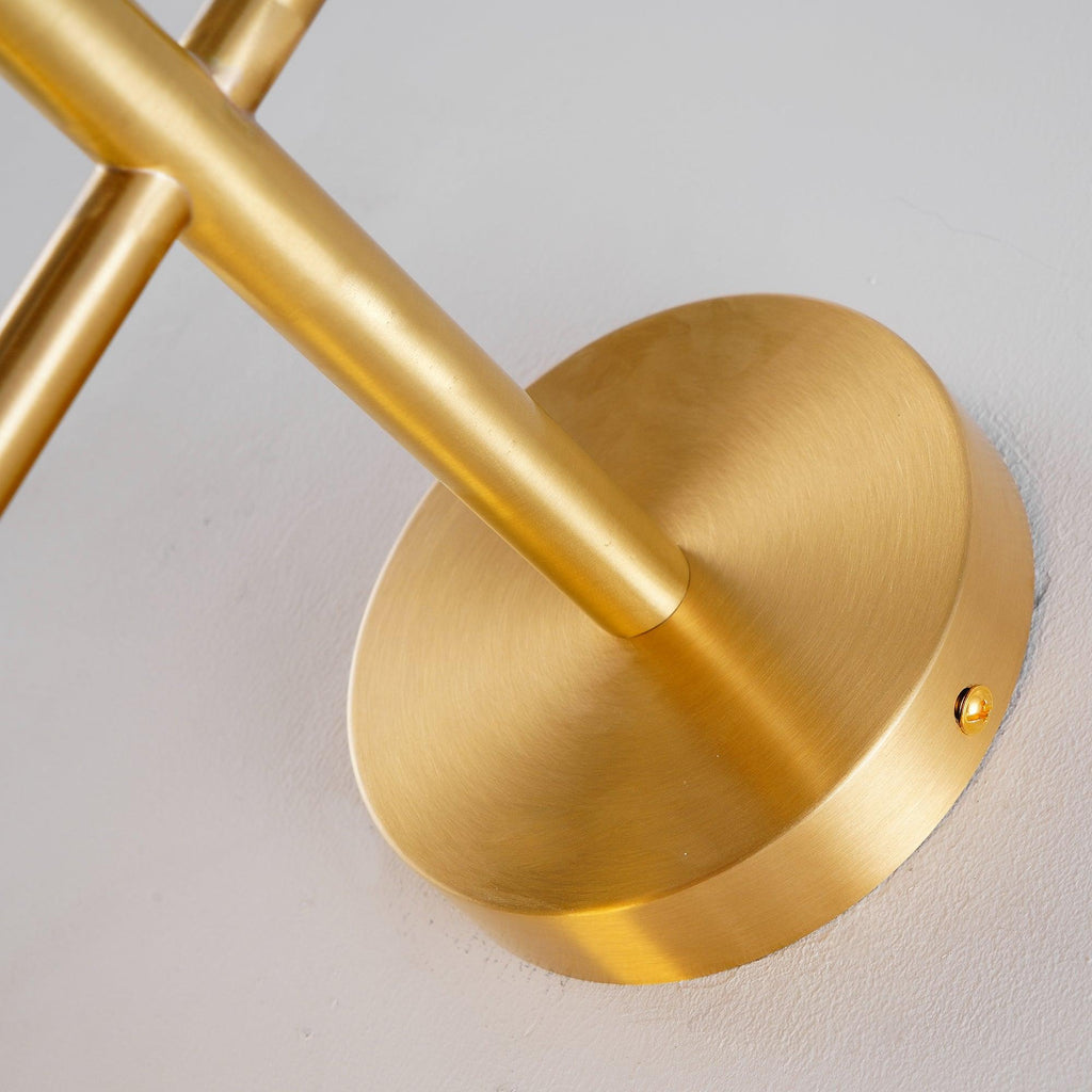Vertical Globe Wall Sconce Matte White