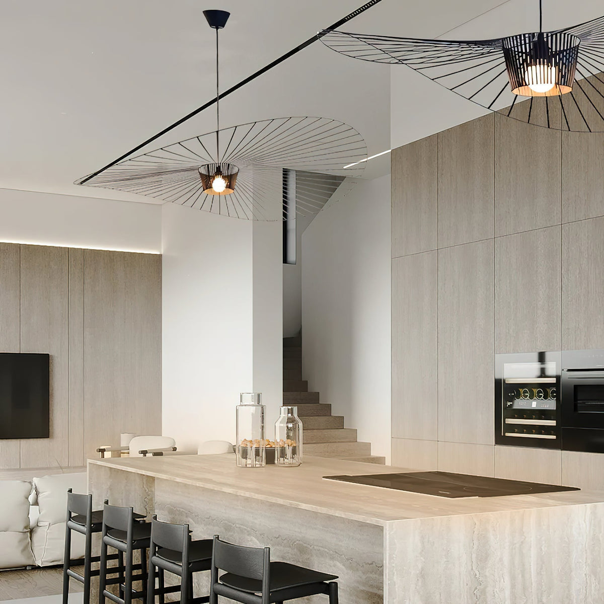 Vertigo 120 cm moderne Pendelleuchte — E26-E27-Standardfassung