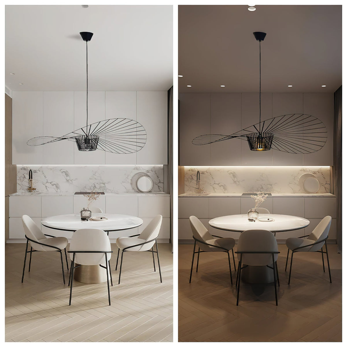 Vertigo 120 cm moderne Pendelleuchte — E26-E27-Standardfassung