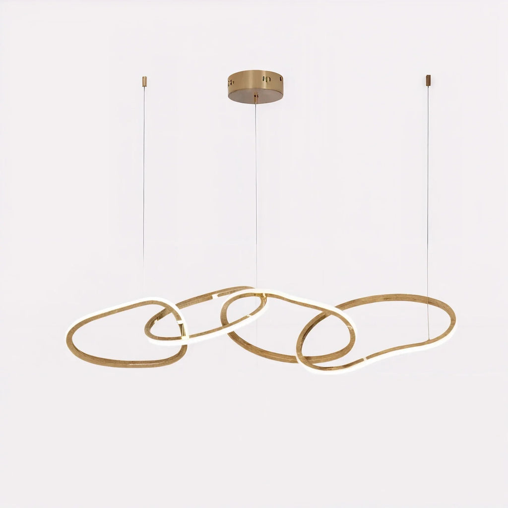 Veslira Flytende Ovalt LED Lysekrone Moderne Elegant Belysning