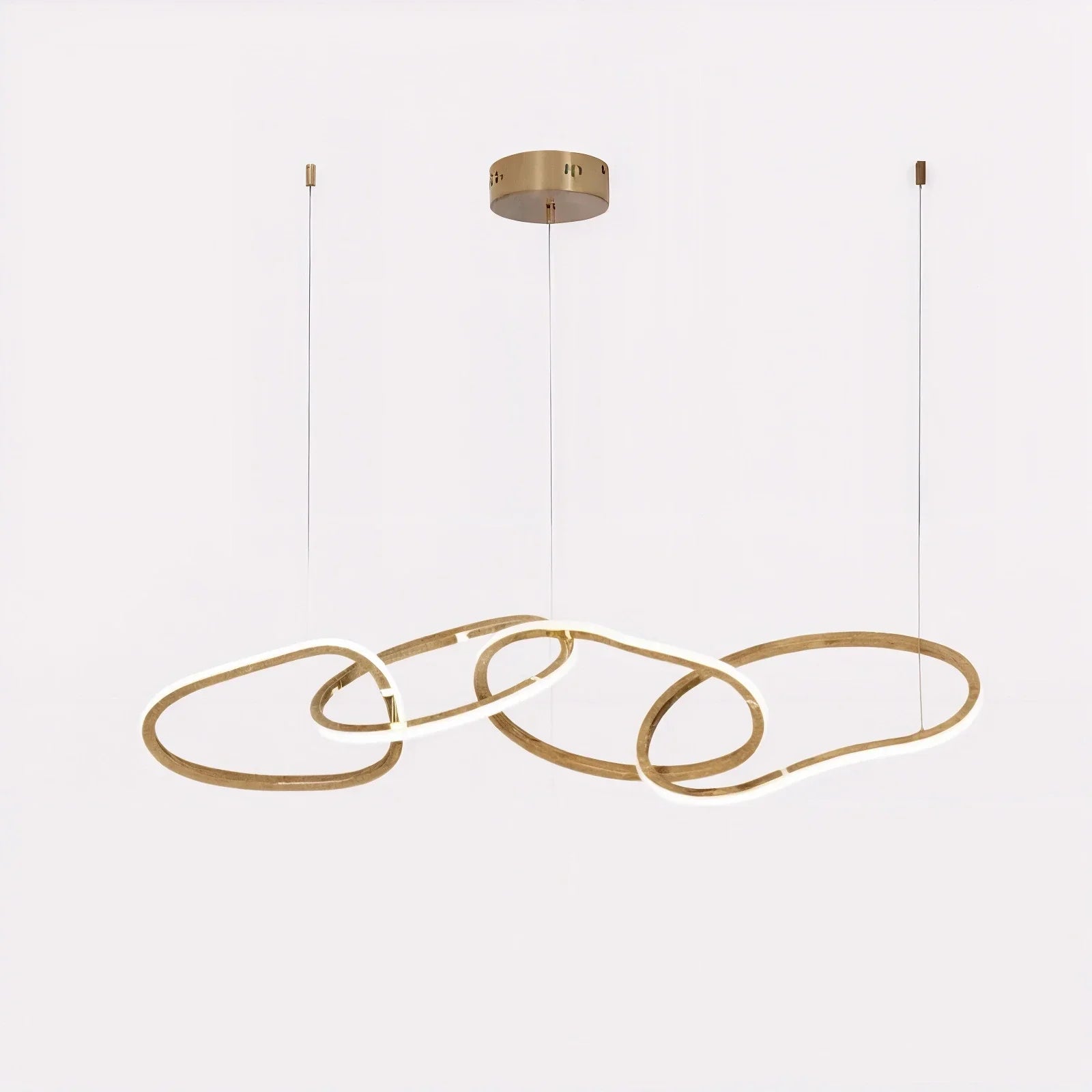 Veslira Flytende Ovalt LED Lysekrone Moderne Elegant Belysning