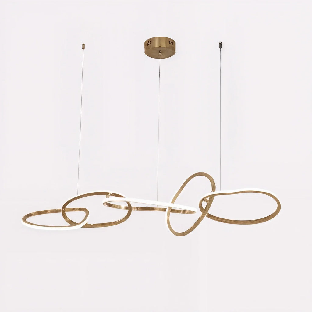 Veslira Flytende Ovalt LED Lysekrone Moderne Elegant Belysning
