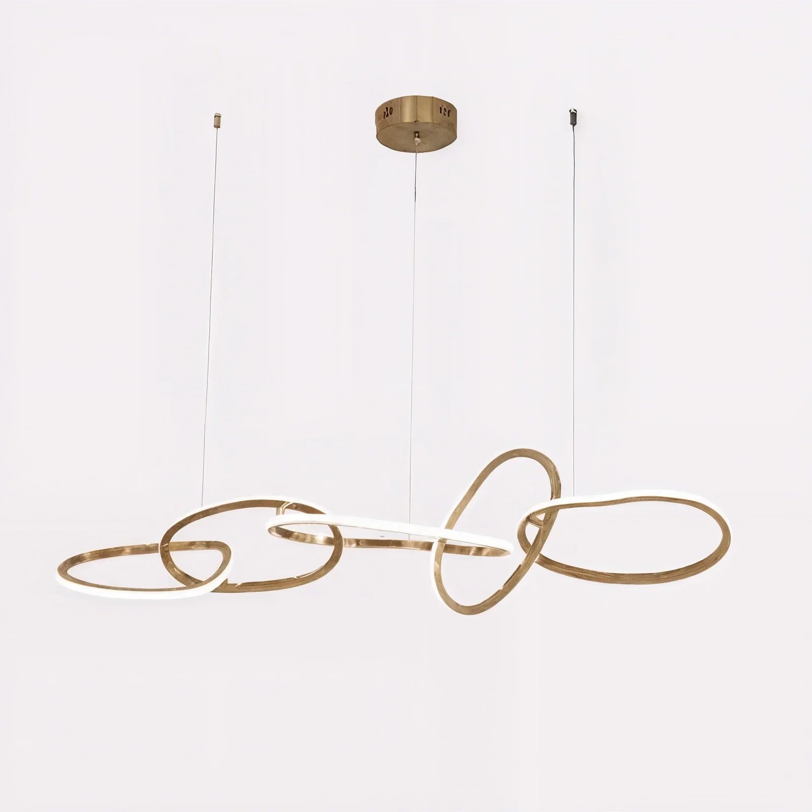 Veslira Flytende Ovalt LED Lysekrone Moderne Elegant Belysning