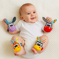 Baby Sensory csörgők puha textil játék szett