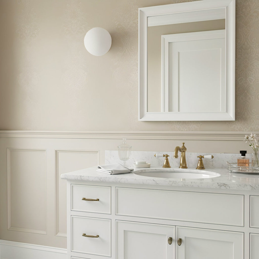 Moderní minimalistická skleněná nástěnná lampa Vimala — čistý design na stěnu