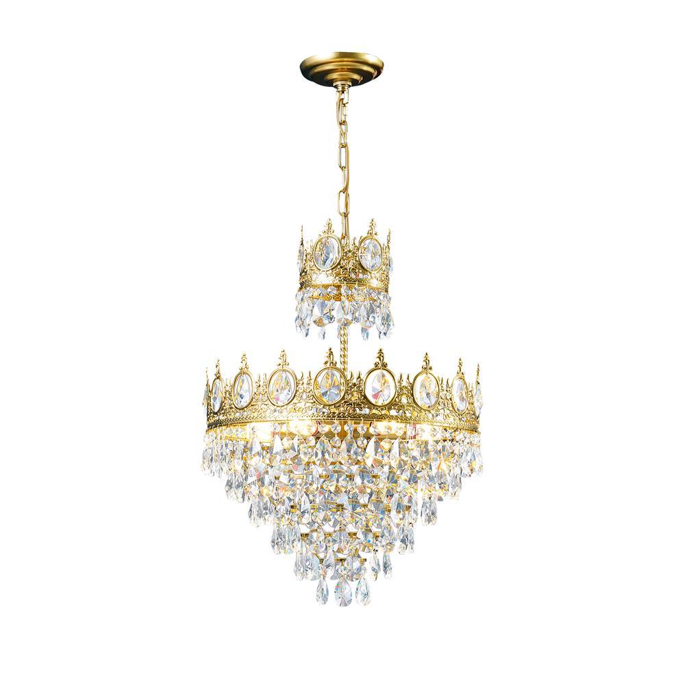 Vintage Crystal Ceiling Pendant Suspension Lamp